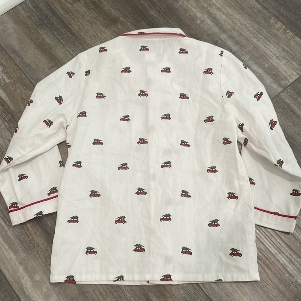 Petite Plume Christmas Pajama Top - size 4 - Picture 5 of 7